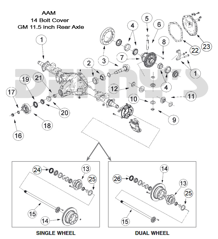 2002 chevy c1500 2 wheel drive 10 bolt rear end parts diafram