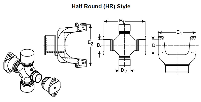 Universal Joint Chart