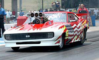 Blown Camaro Pro Mod Racing with a Denny's Nitrous Ready Driveshaft