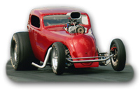 Blown Fiat racing with a Denny's Nitrous Ready Driveshaft