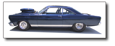 Ford Fairlane with Denny's 4 inch Aluminum Driveshaft