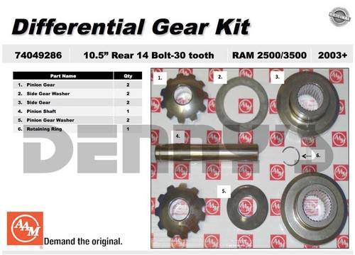 DIFF PARTS - DIFF SPIDER GEAR