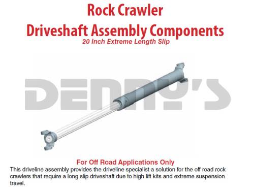 DRIVESHAFTS - ROCK CRAWLER LONG TRAVEL DRIVESHAFT