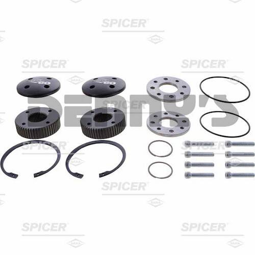 Spicer - Dana Spicer 10028883 Locking Hub Conversion Kit Hub Lock Assembly Dana 60 Builder Axle Compatible