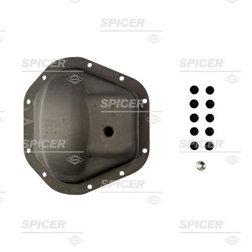 Spicer - Dana Spicer 2011159 Steel Differential COVER Kit fits Ford F250, F350 Dana 60 front 1999 to 2015 Fill plug hole 0.480 in. below center