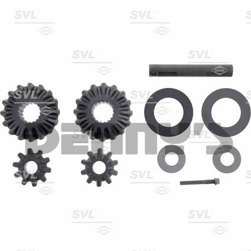 SVL GEARS AXLES - Dana SVL 10001710 Spider gear kit fits 1955 to 1964 Chevy 8.2 rear end with removable center section with open standard differential with 17 spline pinion