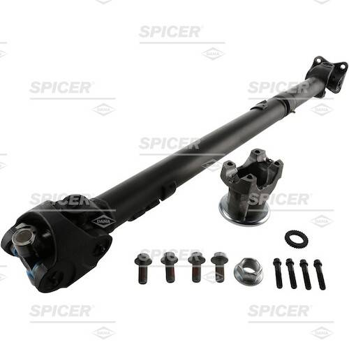 Spicer - Dana Spicer 10020345 Double Cardan CV Front Driveshaft 1310 series fits 2007 to 2018 Jeep Wrangler JK comes with Transfer Case Yoke fits 2 to 4 inch lift - FREE SHIPPING