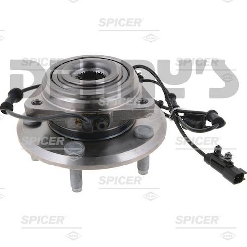 Spicer - Dana Spicer 10021363 Front Wheel Hub Bearing Assembly with ABS sensor and wire for Jeep JK 2007 to 2018