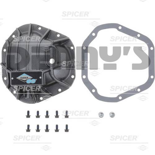 Spicer - Dana Spicer 10024090 Nodular Iron Gray powdercoat Diff Cover Kit fits Front/Rear Dana 60 fits 1954 to 2018