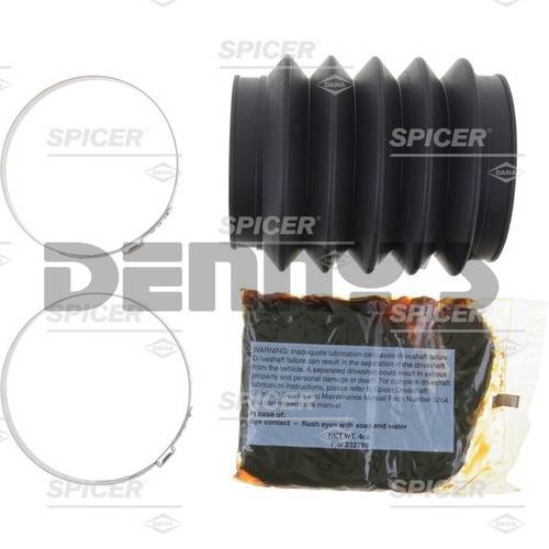 Spicer - Dana Spicer 10058187 Boot Kit 3.189 x 2.921 x 4.764 long replacement for 3.5 inch Dana Spicer Mustang Aluminum Driveshaft OEM 10004341