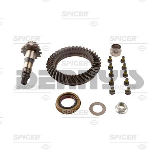 Spicer - Dana Spicer 2005024-5 Ring and Pinion Gear set 4.10 ratio (41-10) fits 2007-2018 Jeep JK Rubicon Dana 44 FRONT REVERSE rotation