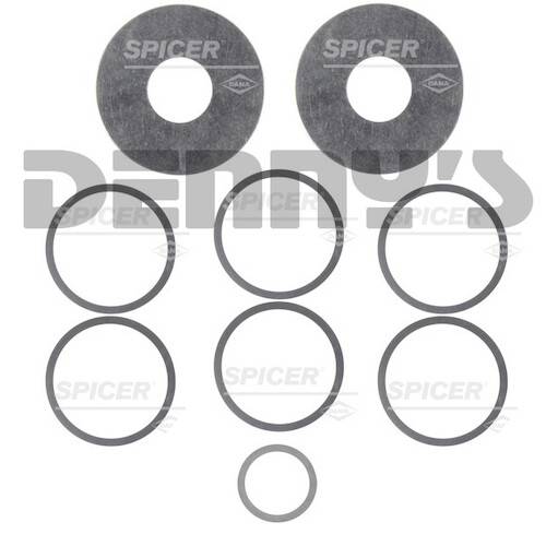 Spicer - Dana Spicer 701126X Shim kit for inner pinion bearing Dana 60 Dodge 1994 - 2002 fits Front and Rear assorted .003, .005, .010 shims plus spacer and oil deflector