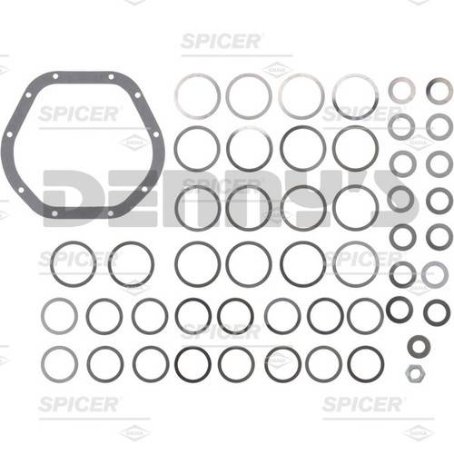 Spicer - Dana Spicer 706376X PINION and DIFFERENTIAL BEARING SHIM KIT for JEEP DANA 44 front axle