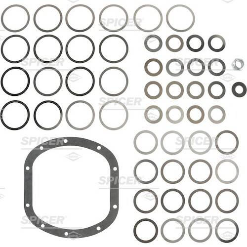 Spicer - Dana Spicer 706377X Shim Kit includes diff and pinion shims fits Dana 30 front