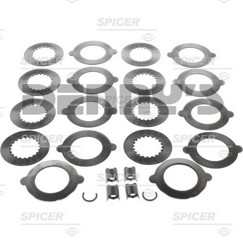 Spicer - Dana Spicer 706962X TRAC LOK DANA 35 Positraction clutch plate kit for 1985-1/2 to 1986 JEEP Cherokee XJ and 1987 to 1989 Wrangler YJ with TRACK LOCK