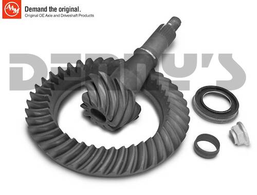 AAM - AAM 95K2410GEARKIT Ring and Pinion Kit 4.10 ratio fits 9.5 inch rear with 12 bolt cover 2014 and newer Chevy and GMC with 5.3L V8