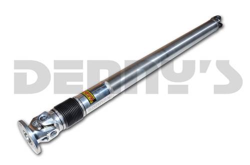 Dennys - AL4-1350SS-01 ALUMINUM Driveshaft 1350 series spline and slip style 4 inch tube OD includes Sonnax T35-GMFD-01K aluminum 3 Bolt flange yoke adapter