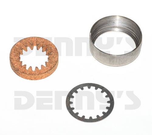 Spicer - Dana Spicer D3E Slip Yoke Dust Cap 1.375-16 SPLINED CORK SEAL 1.652 ID thread diameter SPLINED ID