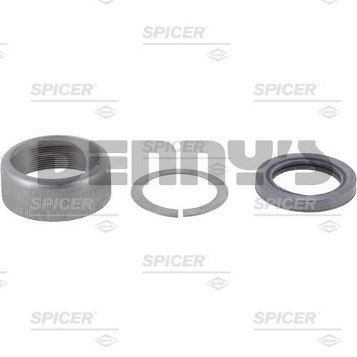 Spicer - Dana Spicer D3F Slip Yoke Dust Cap 1.779 ID thread diameter RUBBER SEAL with ROUND ID 1350/1410 slip yokes with 1.375-32 spline or 1.500-16 spline
