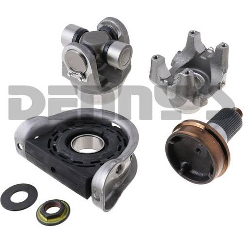 Spicer - Dana Spicer DB170C54005C Ready Pack Driveshaft Kit SPL170 series mid-ship carrier bearing style coupling shaft fits 5.059 x 0.167 wall tube