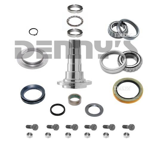 ZDDS8 - DS706570X-KT SPINDLE Kit Everything you need for one side including spindle, bearings, seals, nuts, studs, snap ring, and retainer fits 1978 to 1991 CHEVY K5 Blazer, K10, K20, GMC Jimmy, K15, K25 with 8.5 inch 10 bolt front axle