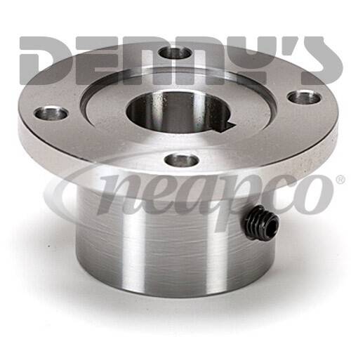 Neapco - Neapco N2-1-1313-4 PTO Companion Flange 1280/1310 series Fits 1.250 inch Round Shaft with .312 KEY