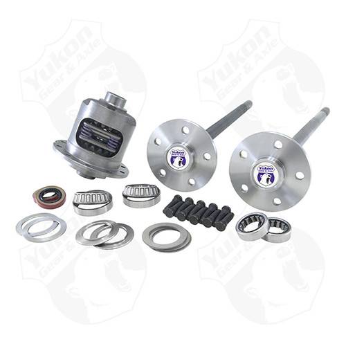 YUKON Gear and Axle - Yukon YA FMUST-2-31 Axle Upgrade Kit fits 1979 to 1993 Ford Mustang 8.8 inch REAR comes with 31 Spline 5 Lug Axles, DuraGrip positraction, diff bearings, axle bearings, axle seals, wheel studs and supershim kit - YAFMUST-2-31