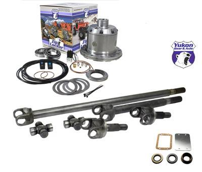 YUKON Gear and Axle - Yukon YA W24162-YZL Yukon 30 spline 4340 Chrome-Moly axle and Zip Locker kit for Jeep TJ, XJ, YJ and ZJ.