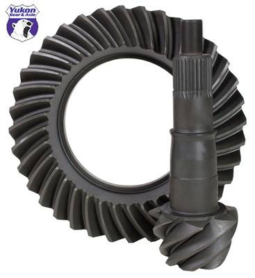 YUKON Gear and Axle - Yukon YG F8.8R-456R High performance Yukon Ring and Pinion gear set for Ford 8.8 Reverse rotation in a 4.56 ratio"