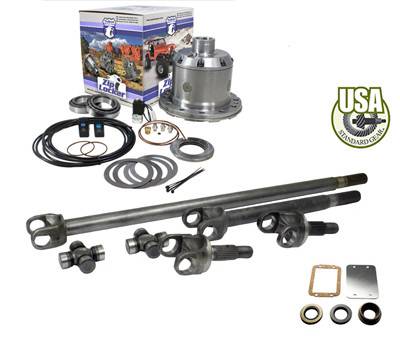 YUKON Gear and Axle - USA Standard ZA W24160-YZL USA Standard 30 spline 4340 Chrome-Moly axle and Zip Locker kit for Jeep TJ, XJ, YJ and ZJ
