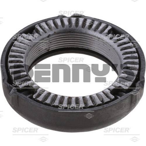 Spicer - Dana Spicer 43076 Spindle Nut 2.00-16 thread size fits LEFT side Dana 80 REAR Full Float Axle