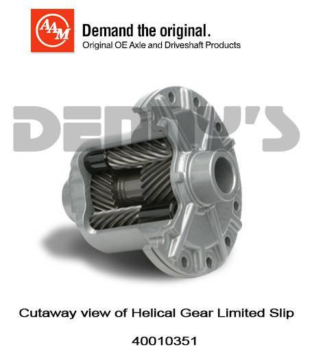 AAM - DISCONTINUED - AAM 40010351 Helical Gear Differential limited Slip 2003 to 2012 Ram 2500 with 10.5 inch 14 bolt rear end