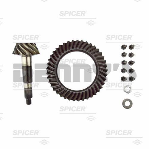 Spicer - Dana Spicer 22736-5X Gear Set 3.73 Ratio (41-11) fits Standard Rotation Dana 44 Front or Rear with .375-24 ring gear bolts