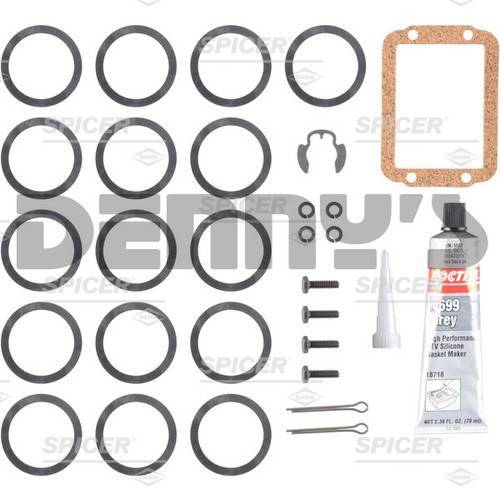 Spicer - Dana Spicer 706937X Diff Bearing shim kit for Jeep Dana 30 FRONT Non Disxconnect and Disconnect style axle