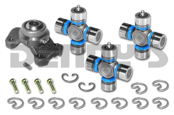 Neapco Pkg - CV-355-5 Rebuild Kit for JEEP with 1310 series Front/Rear CV Driveshaft includes Centering Yoke and 3 Greaseable U-Joints with lube fitting in end of cap for easy access
