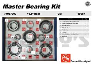 AAM 74067009 Master Bearing Kit 1988 to 2019 Chevy GMC 10.5 inch 14 bolt rear end