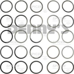 DANA SPICER 708035 Differential Carrier bearing Assorted SHIM KIT for Dana 70, 80