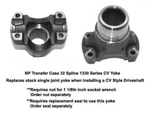 Dana Spicer 2-4-5441 CV YOKE 1330 Series 32 Spline for NP 203 205 208 241 Transfer Case - OBSOLETE NO LONGER AVAILABLE