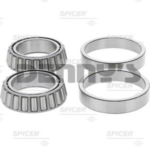 Dana Spicer 2005082 Bearing Kit fits Dana 44 Rear diff carrier (2) JLM104948 (2) JLM104910 for 2005 to 2010 Jeep WK, WK SRT8, XK