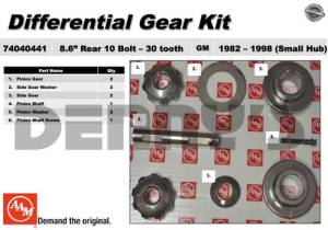 AAM 74040441 Spider Gear Kit fits 30 spline axles for OPEN diff 1990 to 1998 Chevy and GMC 8.5 inch 10 bolt REAR