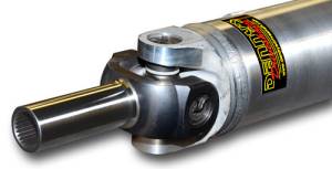 Denny's AL4-1350-64CM Aluminum Driveshaft with Mark Williams Chromoly slip yoke 4 inch OD 1350 series custom built up to 64 inch CL
