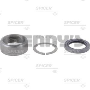 Dana Spicer D3F Slip Yoke Dust Cap 1.779 ID thread diameter RUBBER SEAL with ROUND ID 1350/1410 slip yokes with 1.375-32 spline or 1.500-16 spline