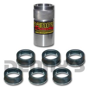 Denny's DE-15418 KIT includes (1) DE-15688 installation tool plus (6) DANA SPICER 2-86-418 Rubber Boots for 1310, 1330, 1350, 1355, 1410 double cardan cv driveshafts