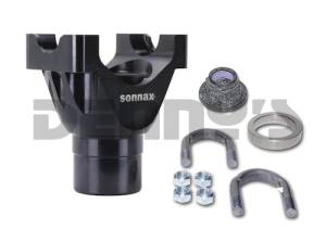 SONNAX T9-28-1330FDK Chromoly Pinion Yoke KIT 1330 series 28 splines 4 inches tall fits Ford 9 inch with either SMALL or LARGE bearing pinion support 3.625 x 1.062 u-joint