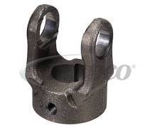PTO and AGRICULTURAL PARTS and SHAFTS - PTO End Yoke - ROUND Shaft - 1.125 ROUND SHAFT with .312 KEYWAY