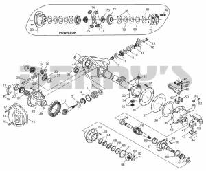 Spicer - Spicer 42449 Pinion Seal Dana 70 front and rear - Image 2