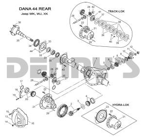 Spicer - Dana Spicer 2004101 Pinion Seal fits 2005-2010 JEEP WK with DANA Super 44 REAR END - Image 2
