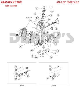 AAM - AAM 40007173 Actuator 5 pin Fits GM 7.6 IFS, 8.25 IFS and 9.25 Salisbury - Image 2