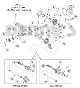 AAM - AAM 40149625 carrier adjuster lock replaces old number 3977326 - Image 2