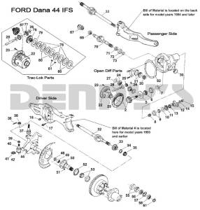 Spicer - Dana Spicer 706030X Outer Pinion BEARING KIT includes 02820 and 02872 for 1980 to 1996 FORD Bronco, F150, F250 with DANA 44 IFS Front Axle - Image 2